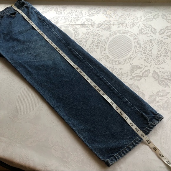 Carhartt Classic Relaxed-Fit Blue Jeans Denim Pants Men’s Size W42/L32 Casual - Picture 16 of 16